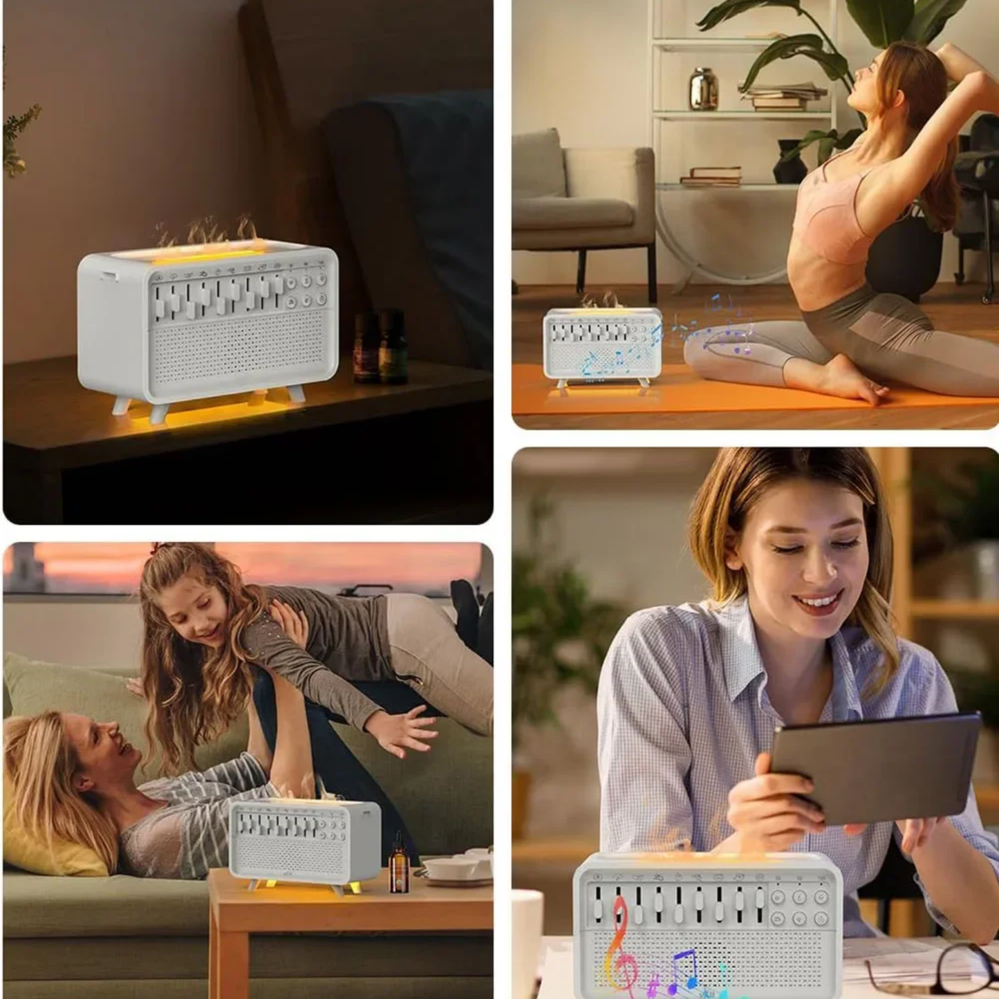 Noise Sleep Night Light Humidifier Machine