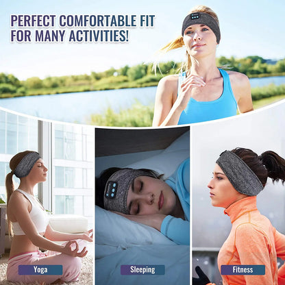 Thin Summer Sleep Headphones Bluetooth Mask