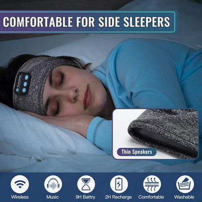 Thin Summer Sleep Headphones Bluetooth Mask