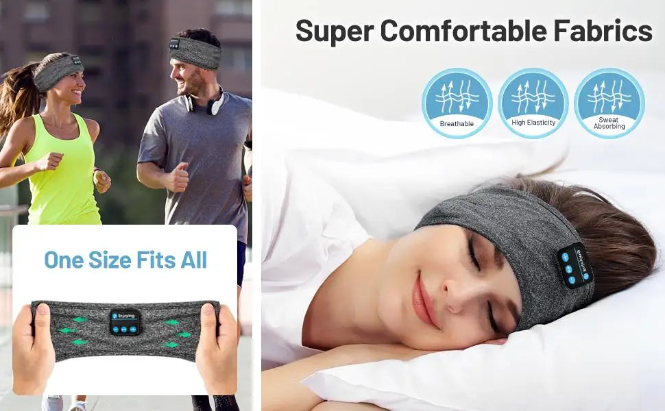 Thin Summer Sleep Headphones Bluetooth Mask