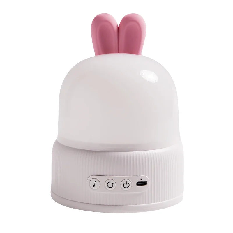 Cute Rabbit Projector Night Light 360° Rotation