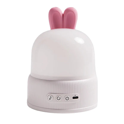 Cute Rabbit Projector Night Light 360° Rotation
