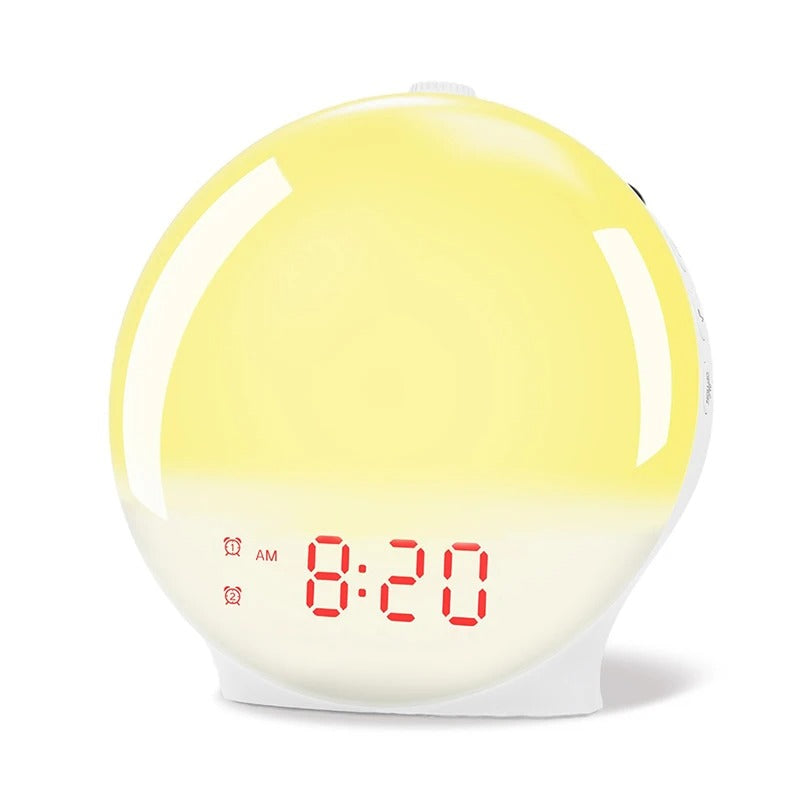 Wake Up Light Alarm Clock with Sunrise Sunset Simulation