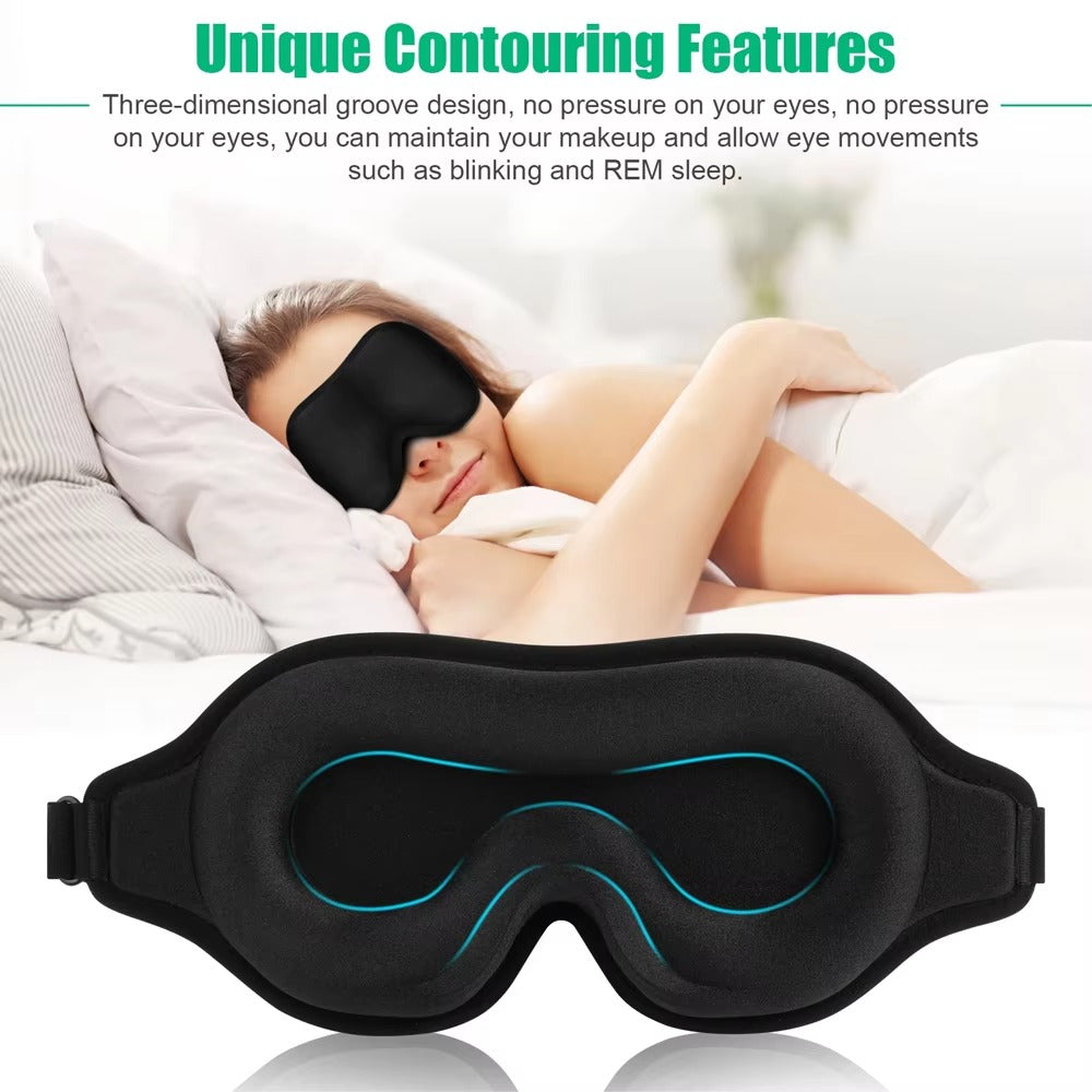 3D Contoured Sleep Mask